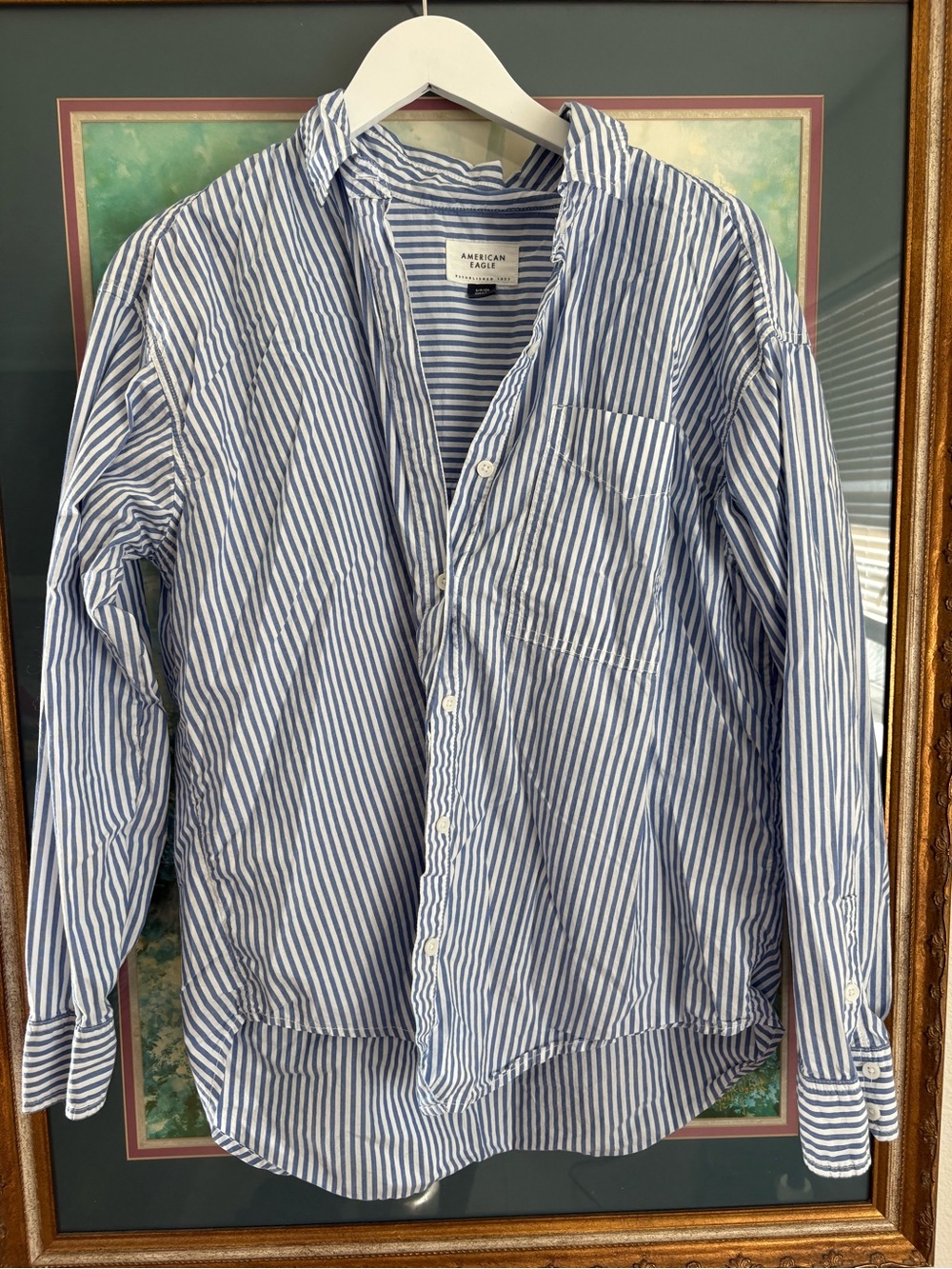 American Eagle Outfitters stripped button up